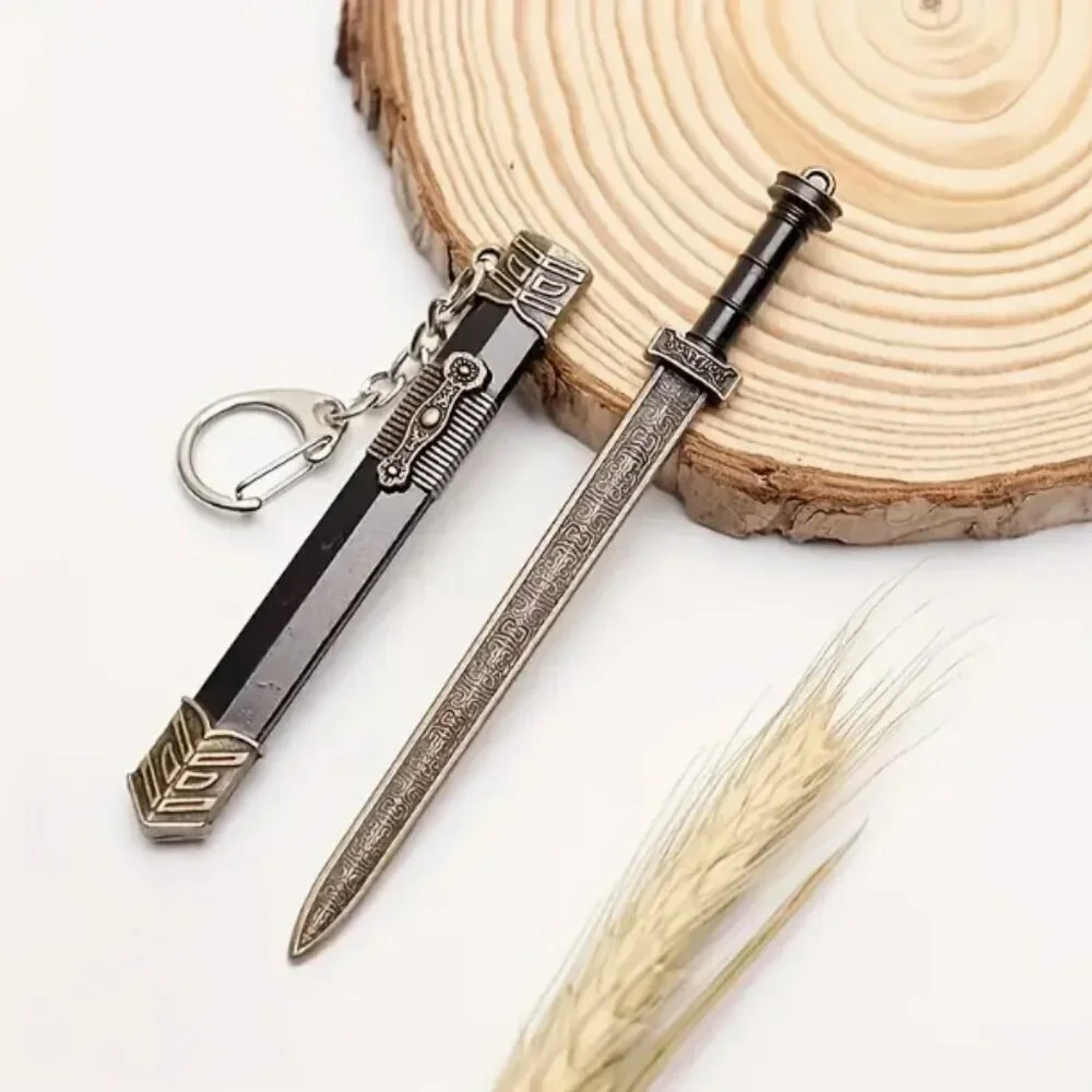 Sword Keychain with Sheath Mini Sword Random Metal #2 NWT